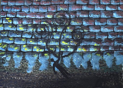 Confined van Alissar Almaleh, Schilderij te koop op Singulart