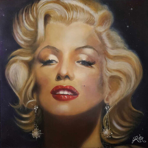 Marilyn Monroe Tribute by James McCallister, Painting for Sale on Singulart