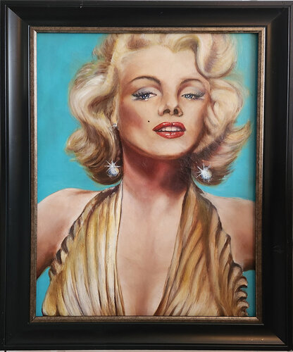 Marilyn Monroe  Portrait by James McCallister, Painting for Sale on Singulart
