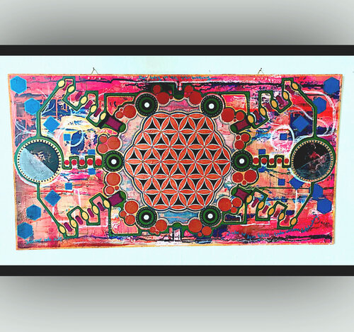 Der Weg in die Verbindung van Marleen Biering, Schilderij te koop op Singulart