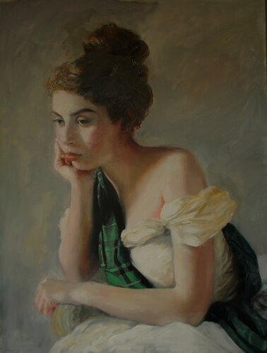 My Daughter Sarah de Jane Dunn-Astley-Corbett, Pintura a la venta en Singulart