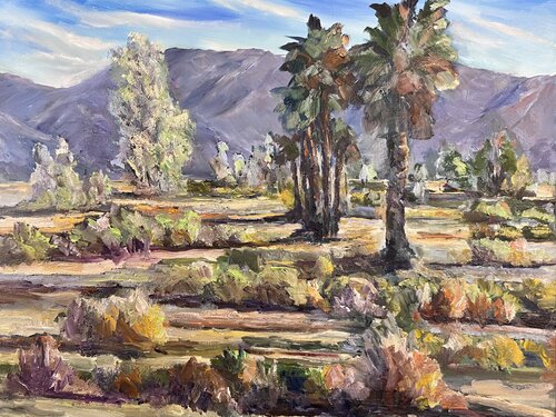 Ironwood Park, Palm Desert van Marilyn Froggatt, Schilderij te koop op Singulart
