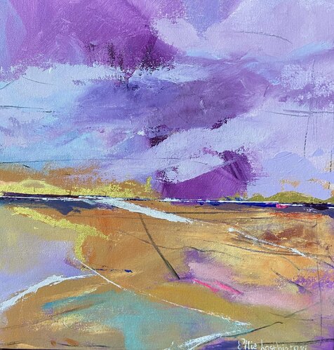 Autumn mist di Ellie Lasthiotaki, Pittura in vendita su Singulart