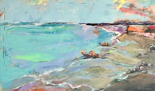 Ode to glowing memories of elegance van Ellie Lasthiotaki, Schilderij te koop op Singulart