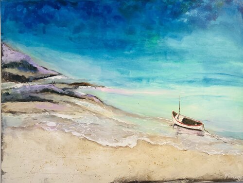 A day well spent di Ellie Lasthiotaki, Pittura in vendita su Singulart