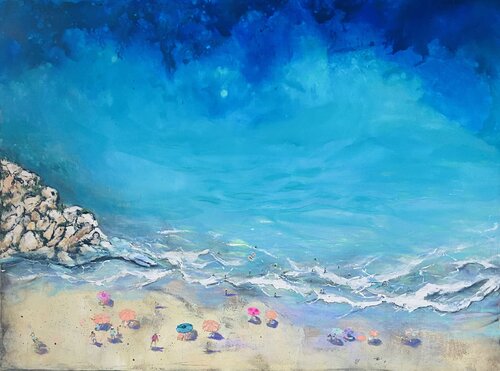 Summer vibes di Ellie Lasthiotaki, Pittura in vendita su Singulart