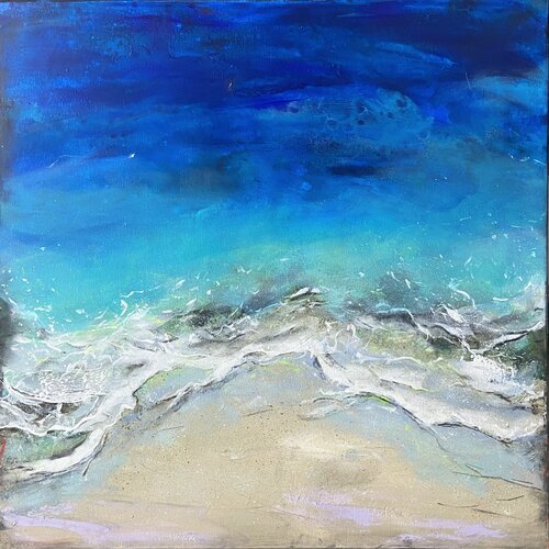 Let the Salt Carry You Away van Ellie Lasthiotaki, Schilderij te koop op Singulart