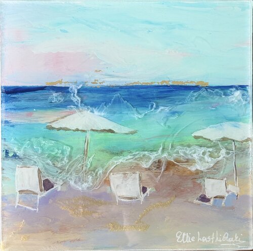 A glimpse to happiness van Ellie Lasthiotaki, Schilderij te koop op Singulart