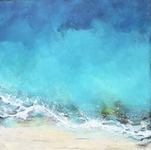 Whispering Ocean von Ellie Lasthiotaki, Malerei kaufen auf Singulart