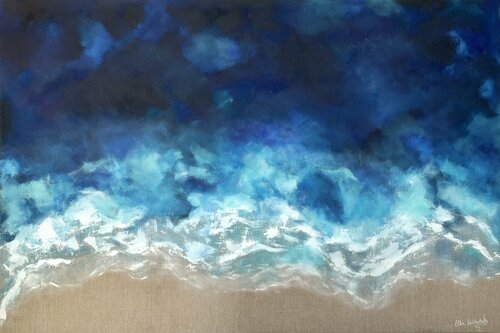 My seas, my life van Ellie Lasthiotaki, Schilderij te koop op Singulart