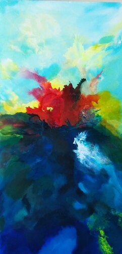 Entanglement 2 di Ellie Lasthiotaki, Pittura in vendita su Singulart