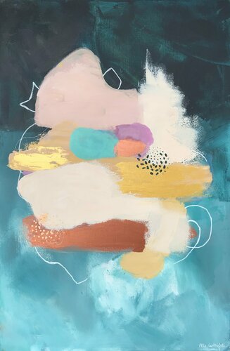 Deep kiss von Ellie Lasthiotaki, Malerei kaufen auf Singulart