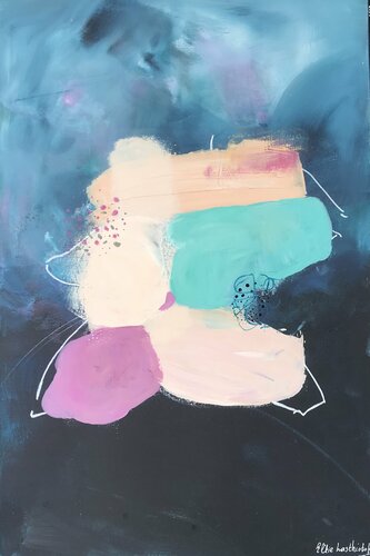 Ecstatic elegance di Ellie Lasthiotaki, Pittura in vendita su Singulart