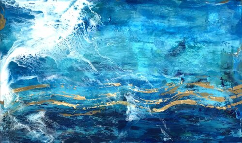 Salty kiss di Ellie Lasthiotaki, Pittura in vendita su Singulart