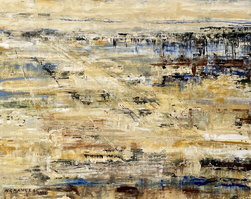 entre ciel et dune 2 von nathalie grange, Malerei kaufen auf Singulart