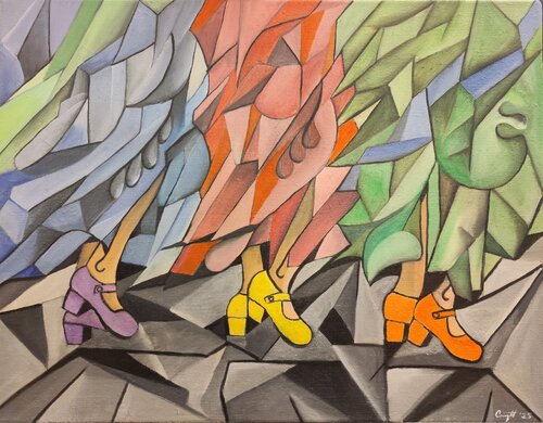 キュービズム絵画販売 : 現代キュービズム絵画をオンライン