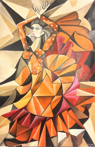 Flamenco dancer de Srdjan Stanojkovic, Pintura a la venta en Singulart