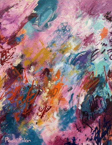MY BEAUTIFUL CHAOS von Paola Milán, Malerei kaufen auf Singulart