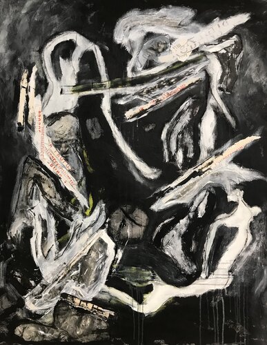 Darkness van Hermie Meerman, Schilderij te koop op Singulart