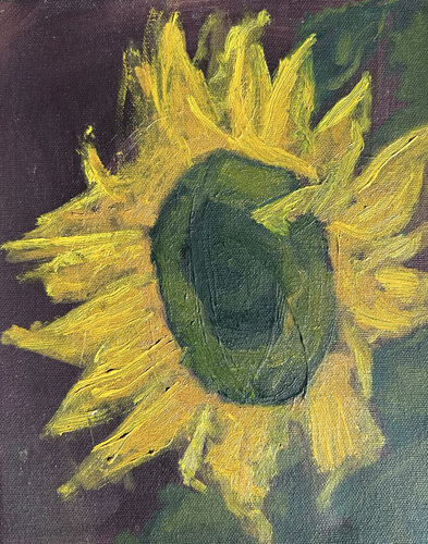 Sunflower Still Life van Aram Asarian, Schilderij te koop op Singulart