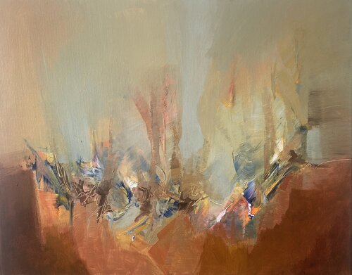 Lo que late abajo van Mariana Pereira, Schilderij te koop op Singulart