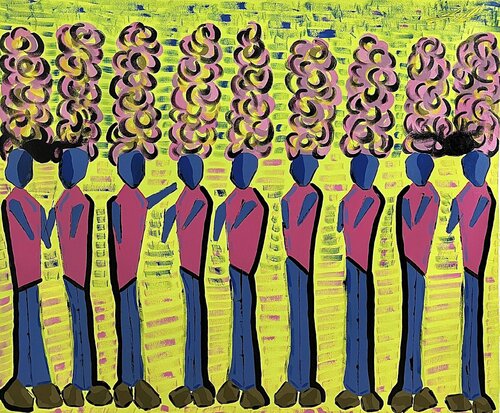 “SEARCH OF IMPERFECT” (Vivid Blueprint Collection) von Liban Finser, Malerei kaufen auf Singulart