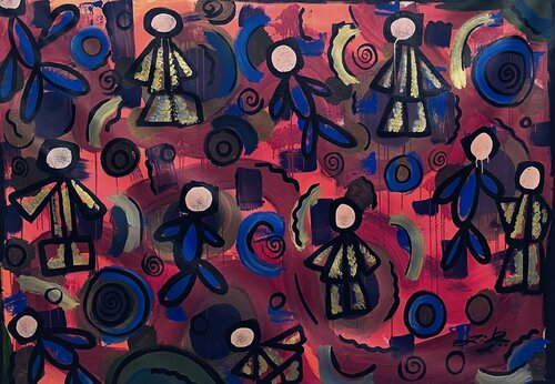 “Melt with me” - Emotion Series by Liban Finser, Painting for Sale on Singulart