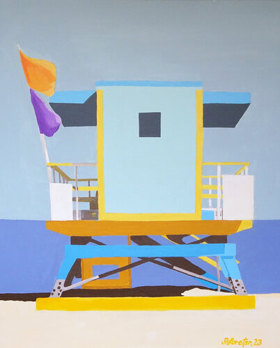 Miami Beach 2 von Peter Loretan, Malerei kaufen auf Singulart