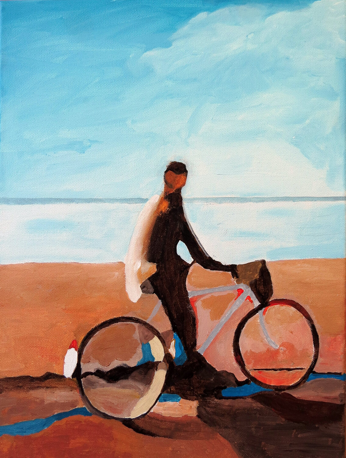 Beach rider Peter Loretan
