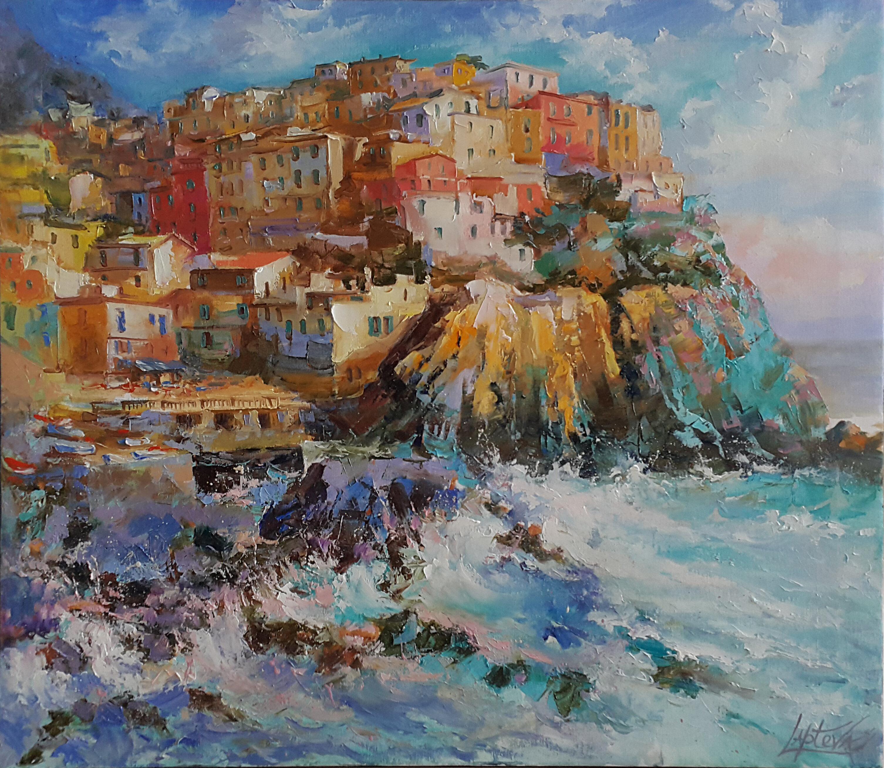 Cinque Terre Manarola village