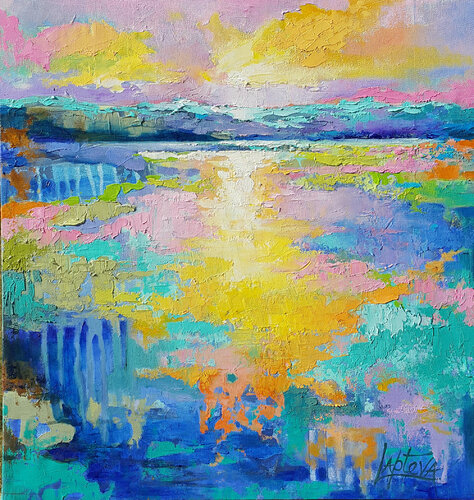 Evening symphony di Viktoria Lapteva, Pittura in vendita su Singulart