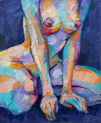 Charm of the Moon by Viktoria Lapteva, Painting for Sale on Singulart