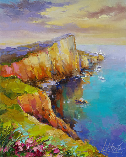 Neist Point Lighthouse by Viktoria Lapteva, Painting for Sale on Singulart