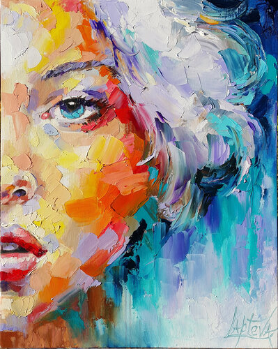 My better half van Viktoria Lapteva, Schilderij te koop op Singulart