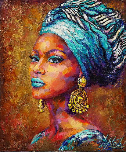 Nile Azure von Viktoria Lapteva, Malerei kaufen auf Singulart