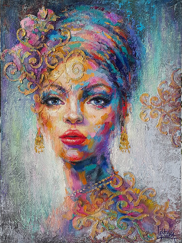 Echo of a Forgotten Waltz di Viktoria Lapteva, Pittura in vendita su Singulart