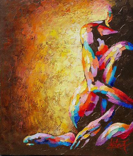 My Other Half di Viktoria Lapteva, Pittura in vendita su Singulart