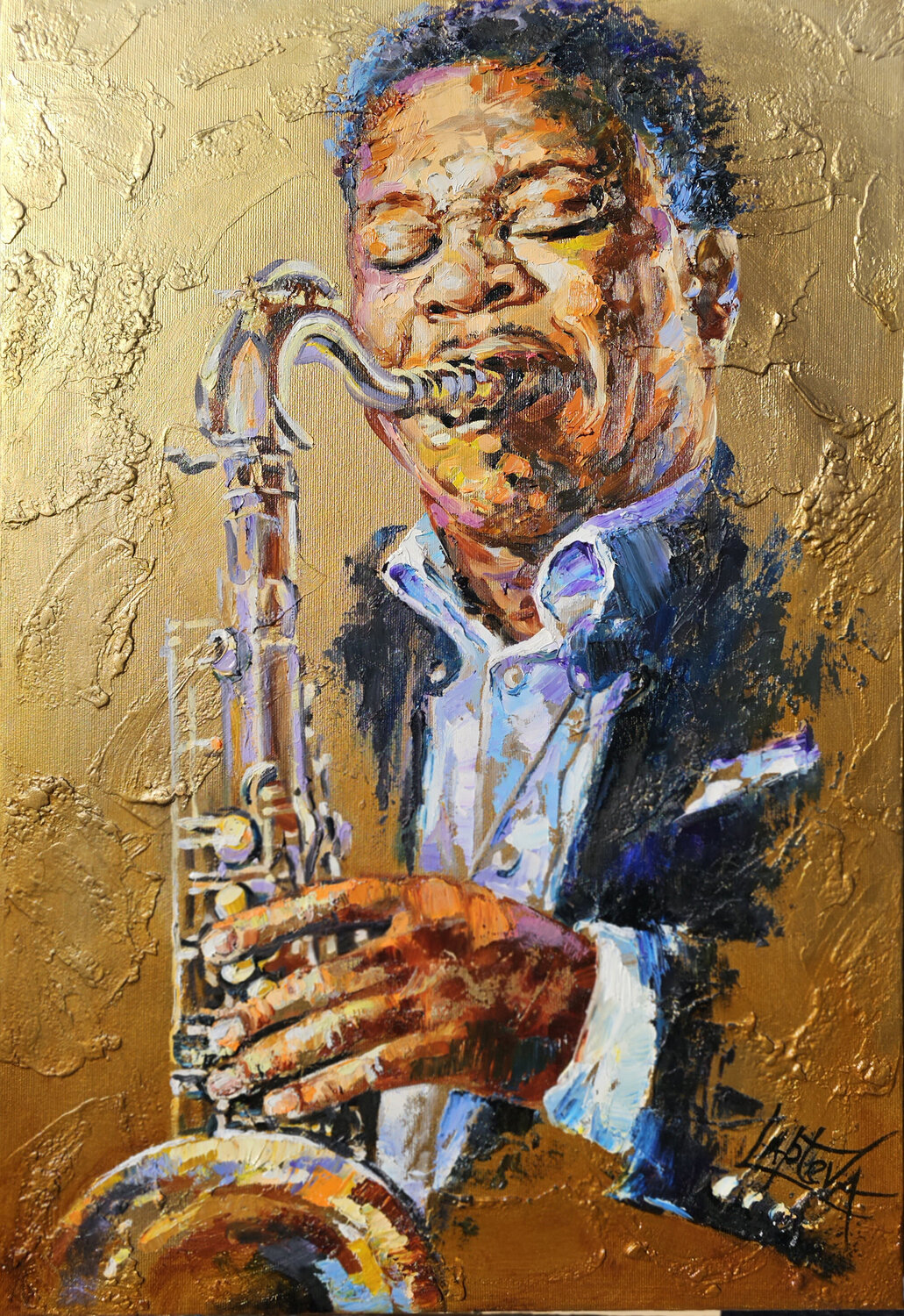 Saxophonist Viktoria Lapteva