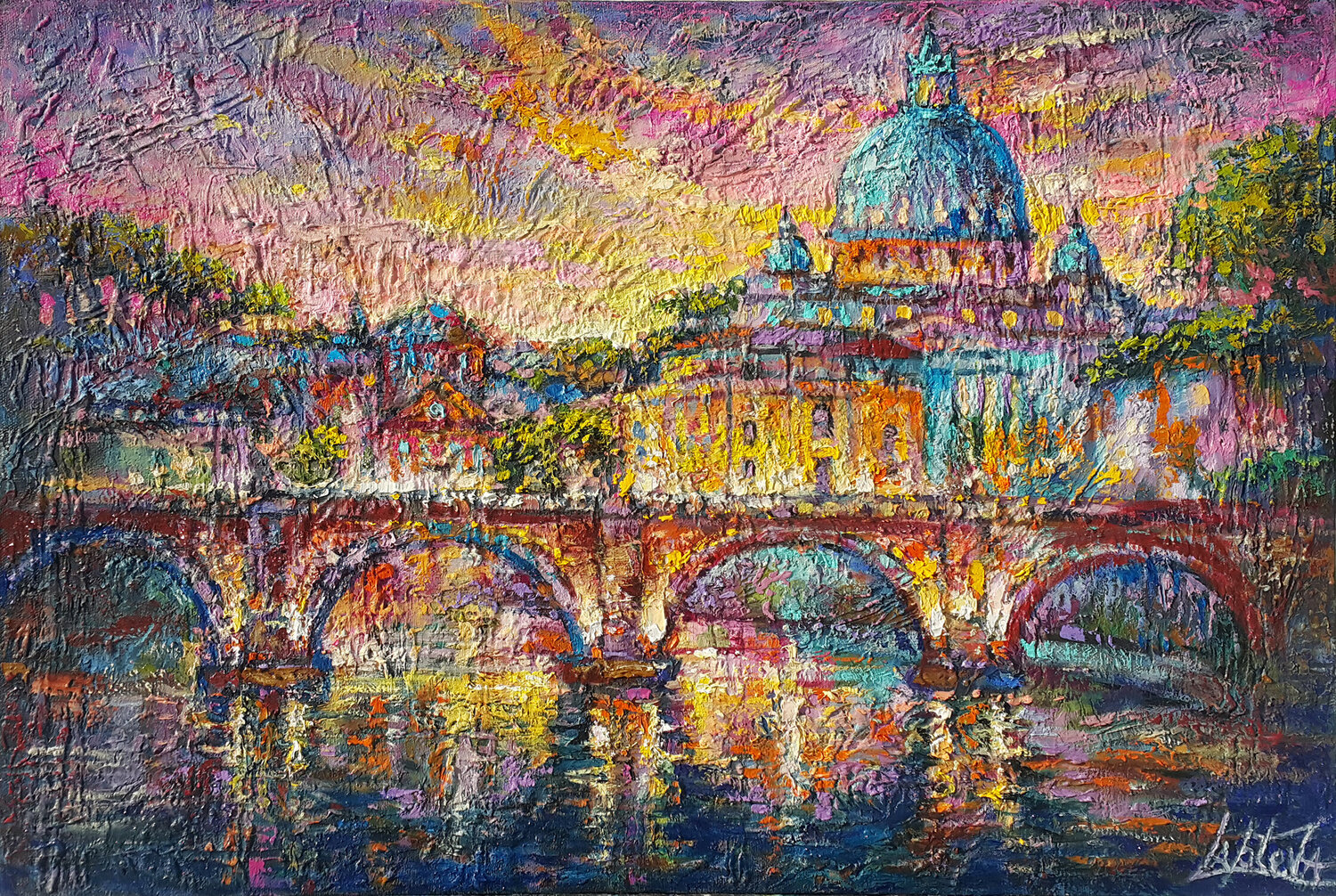 Rome in the evening Viktoria Lapteva