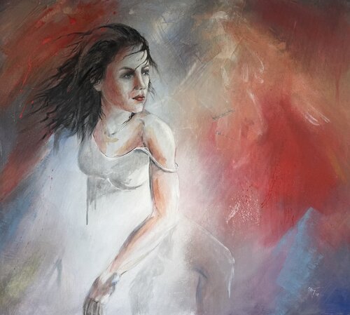 Daydreaming van marije hendrickx, Schilderij te koop op Singulart