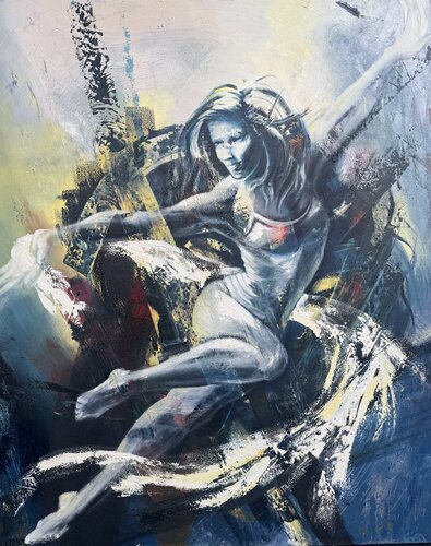 Flying dancer par marije hendrickx, Dessin en vente sur Singulart