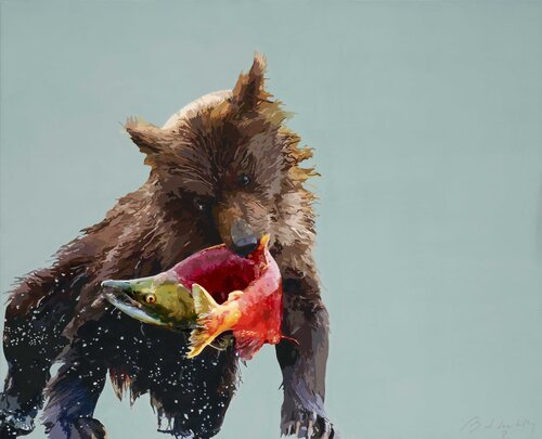 L'art de la pêche van baudouin de Lambilly, Schilderij te koop op Singulart