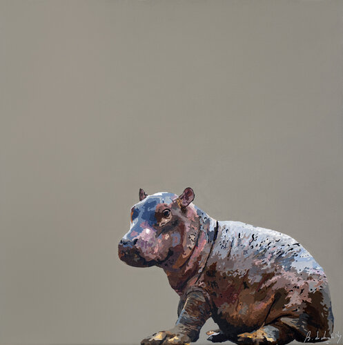 Hippo junior van baudouin de Lambilly, Schilderij te koop op Singulart