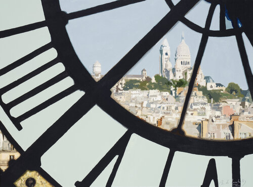 Montmartre à travers le temps van baudouin de Lambilly, Schilderij te koop op Singulart