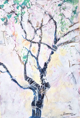 Sussurri (series of trees) by Francesca Tesoriere, Painting for Sale on Singulart