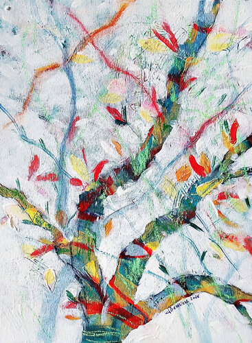 Rami policromi by Francesca Tesoriere, Painting for Sale on Singulart
