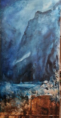 Abyss 1 (les dents de la mer) par Davide Susca Susca, Peinture en vente sur Singulart