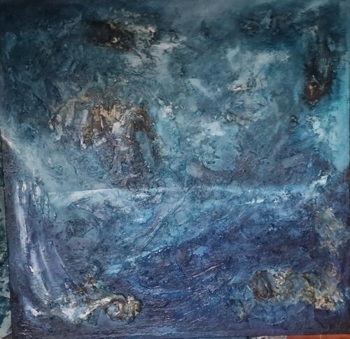 Deeper blue di Davide Susca Susca, Pittura in vendita su Singulart