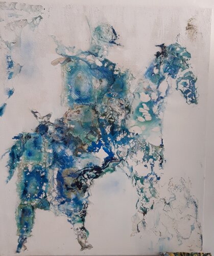 O Campino Azul van Davide Susca Susca, Schilderij te koop op Singulart