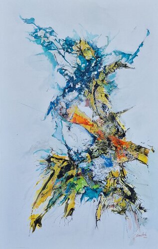 Colorful van Davide Susca Susca, Schilderij te koop op Singulart